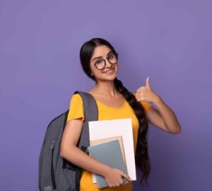 young indian female college student