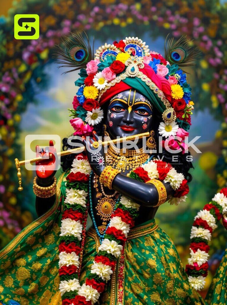 Krishna Shringar Deity Darshan – Ultra HD God Photo