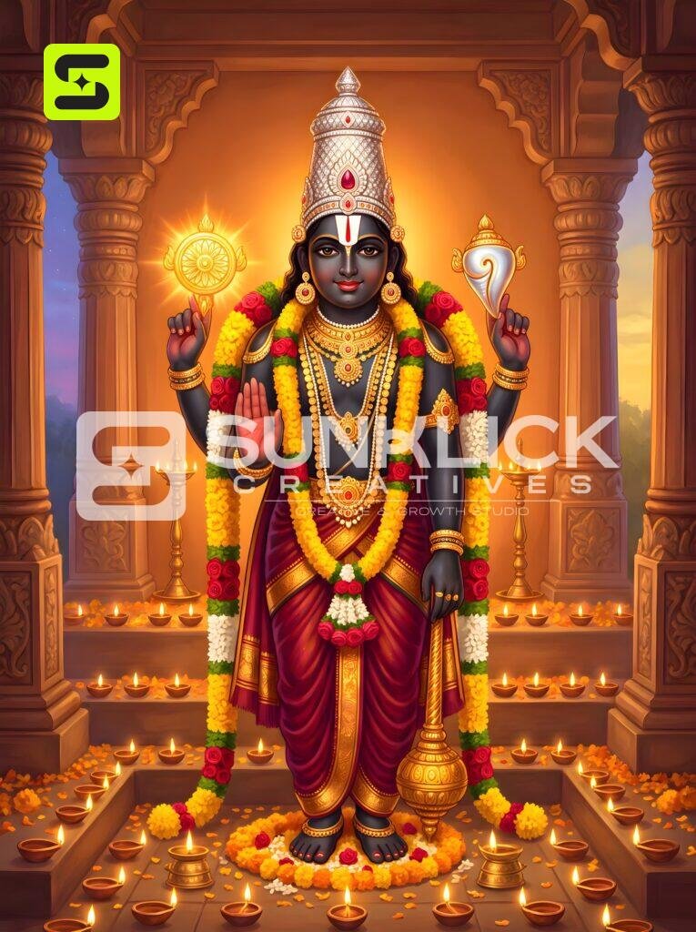 Lord Venkateswara Balaji Standing 16 – Ultra HD God Photo