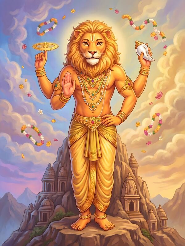 Lord Narasimha Avatar 05 – Ultra HD God Photo