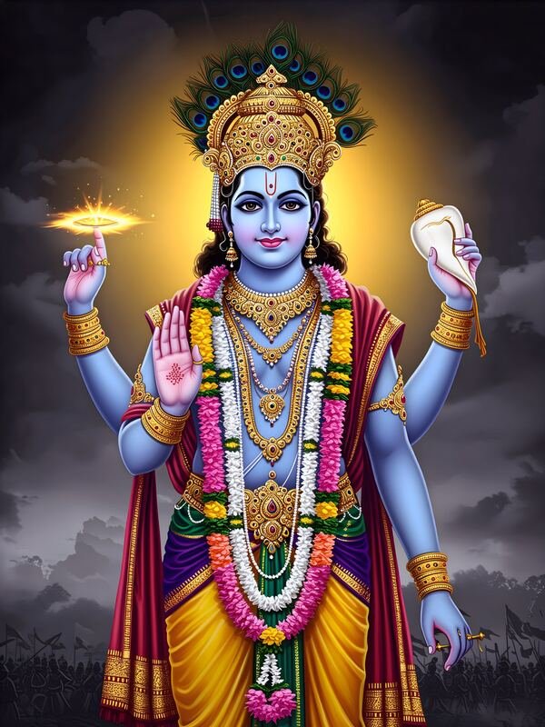Lord Vishnu Chaturbhuj – Ultra HD God Photo