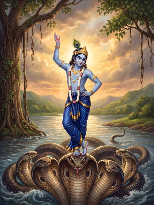 Kaliya Daman Krishna – Ultra HD God Photo