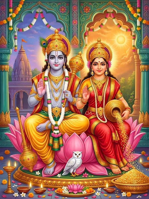Lakshmi Narayan Divine Couple 06 – Ultra HD God Photo