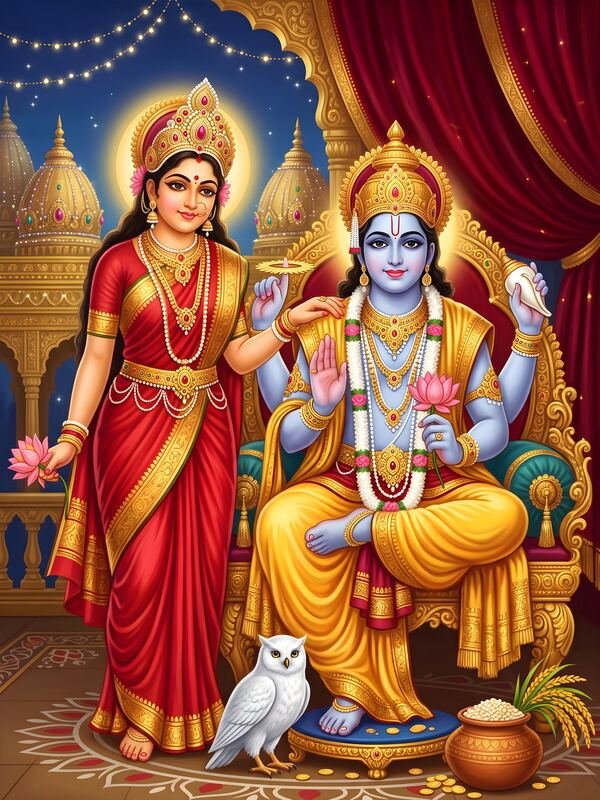 Lakshmi Narayan Divine Couple 09 – Ultra HD God Photo
