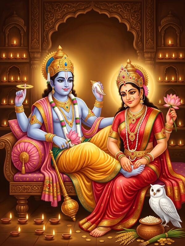 Lakshmi Narayan Divine Couple 12 – Ultra HD God Photo