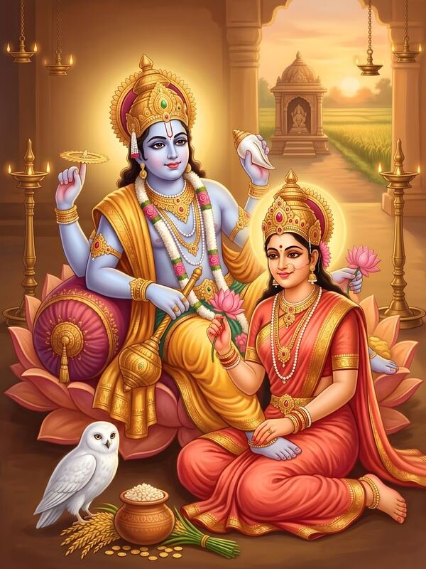 Lakshmi Narayan Divine Couple 17 – Ultra HD God Photo