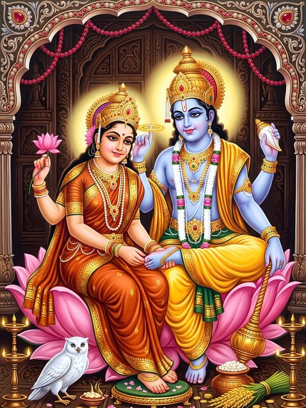 Lakshmi Narayan Divine Couple 21 – Ultra HD God Photo