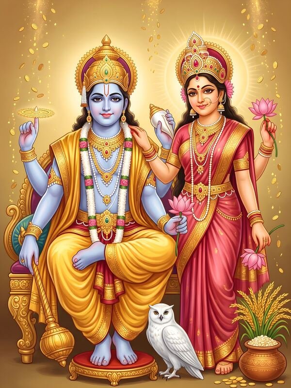 Lakshmi Narayan Divine Couple 24 – Ultra HD God Photo