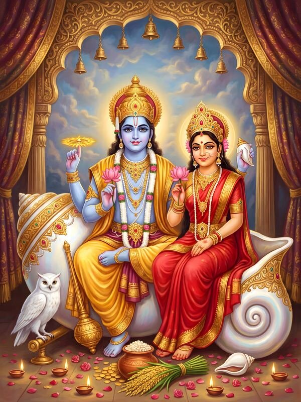 Lakshmi Narayan Divine Couple 36 – Ultra HD God Photo