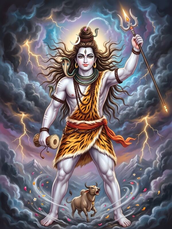 Lord Shiva in the Storm – Ultra HD God Photo