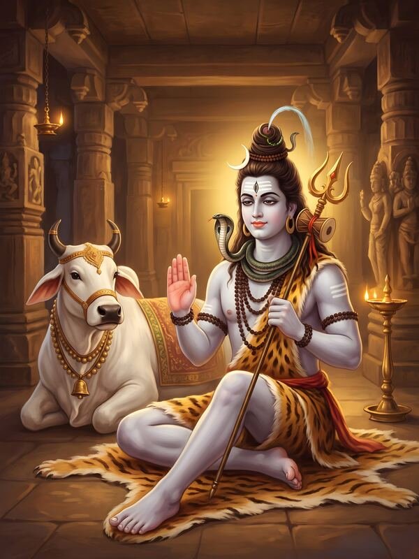 Lord Shiva with Nandi 12 – Ultra HD God Photo