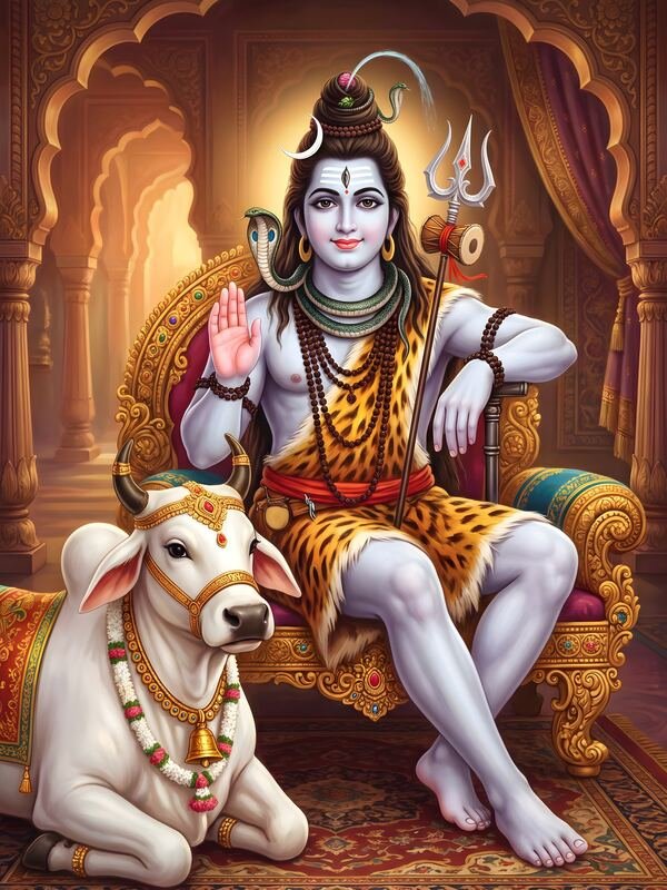 Lord Shiva with Nandi 14 – Ultra HD God Photo