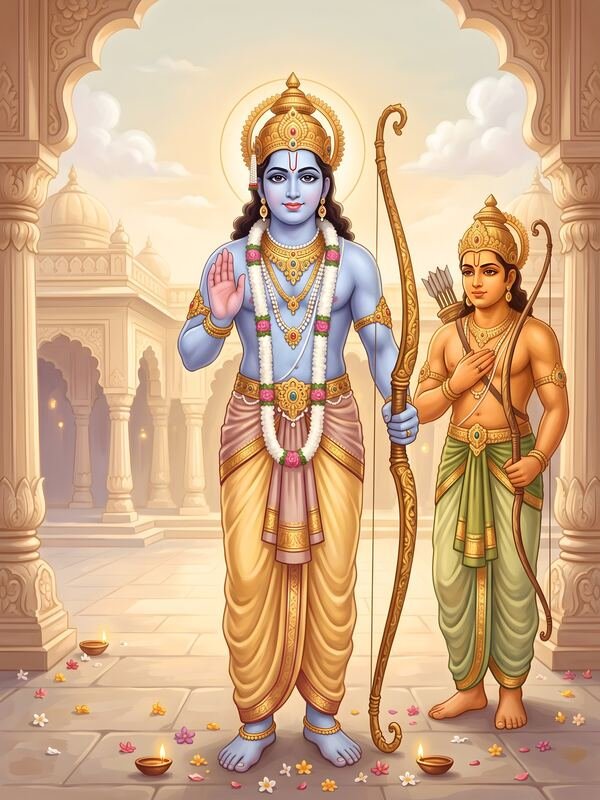 Lord Rama with Lakshman 02 – Ultra HD God Photo