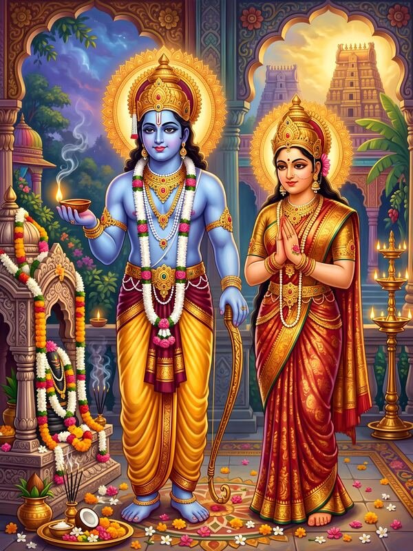 Sita Ram Divine Couple 30 – Ultra HD God Photo