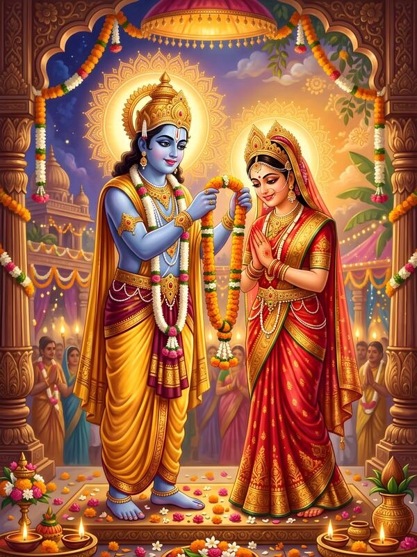 Sita Ram Divine Couple 33 – Ultra HD God Photo
