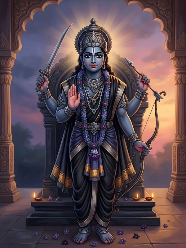 Lord Shani Dev Seated – Ultra HD God Photo