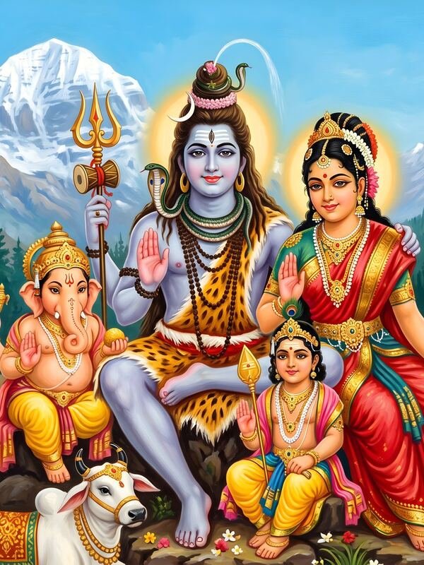 Shiv Parivar 46 – Ultra HD God Photo (Landscape)