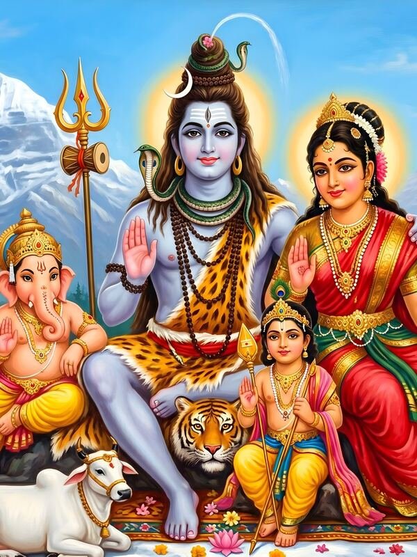 Shiv Parivar 61 – Ultra HD God Photo (Landscape)