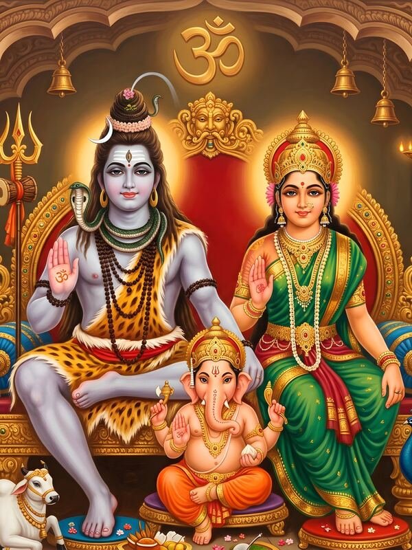 Shiv Parivar 62 – Ultra HD God Photo (Landscape)