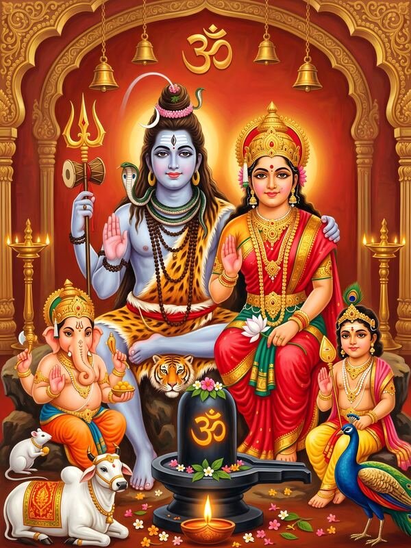Shiv Parivar 68 – Ultra HD God Photo