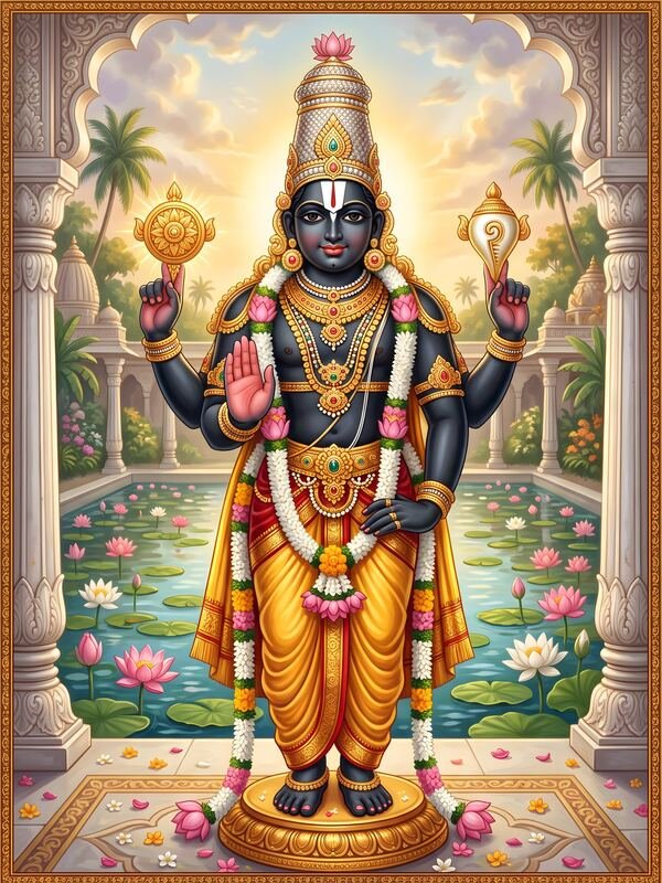 Lord Venkateswara Balaji Standing 56 – Ultra HD God Photo