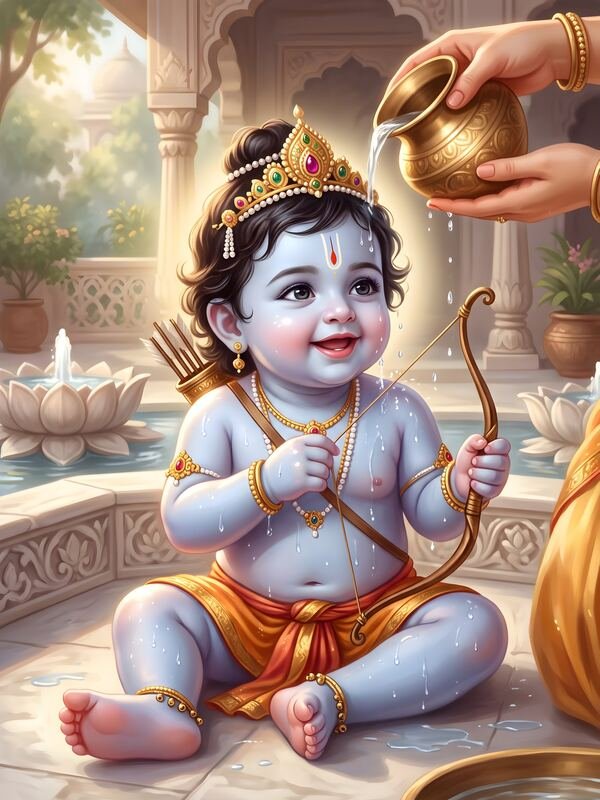 Cute Bal Ram Lalla 08 – Ultra HD God Photo