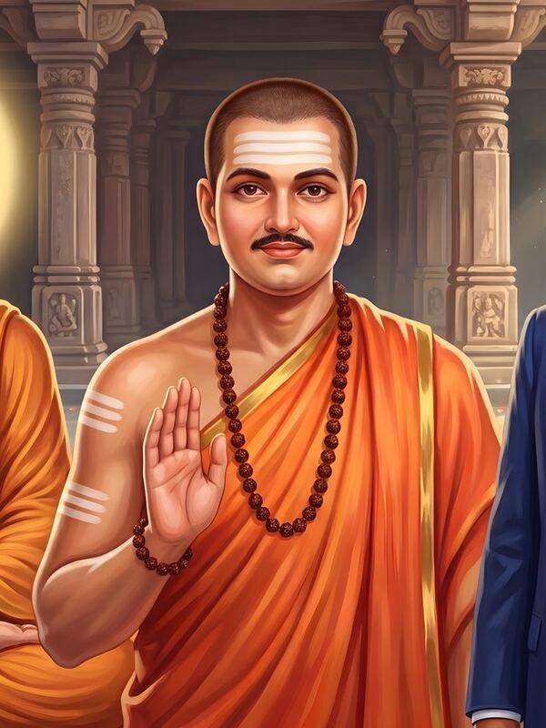Buddha Basavanna Ambedkar Together 08 – Ultra HD Wall Art (Landscape)