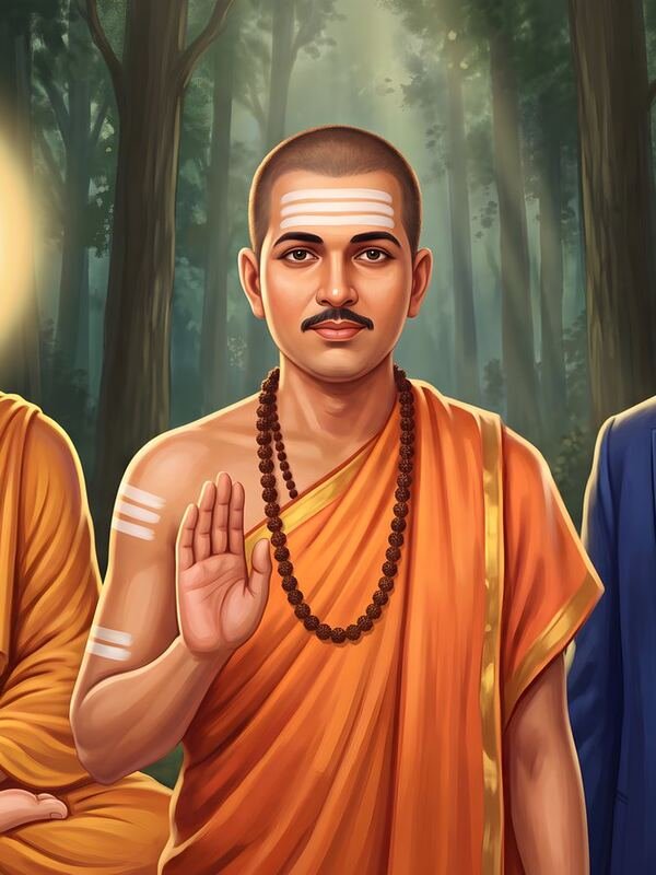 Buddha Basavanna Ambedkar Together 41 – Ultra HD Wall Art (Landscape)