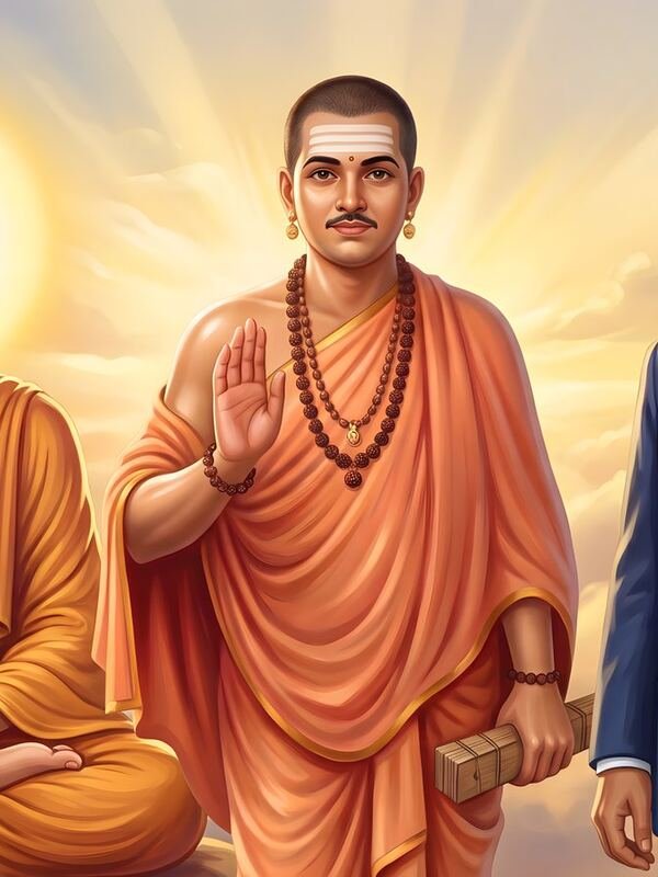 Buddha Basavanna Ambedkar Together 72 – Ultra HD Wall Art (Landscape)