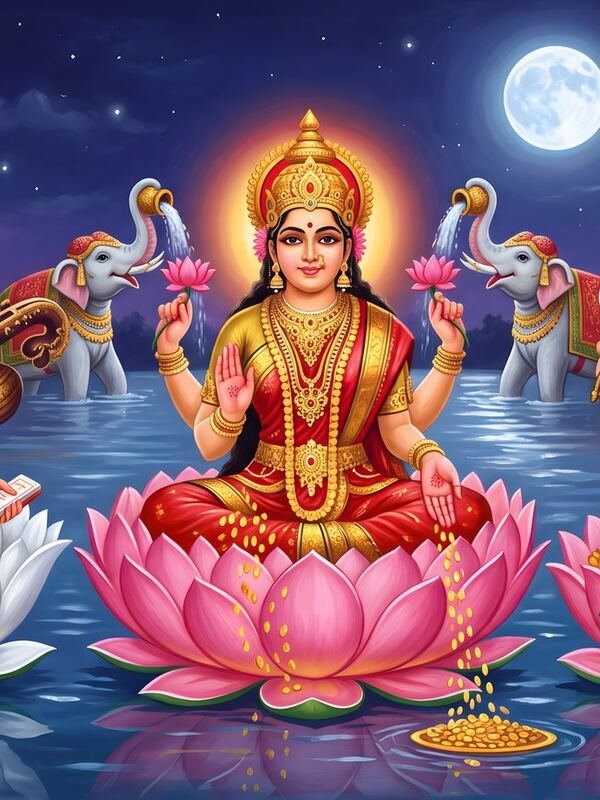 Maa Lakshmi Ganesh Saraswati 29 – Ultra HD God Photo (Landscape)