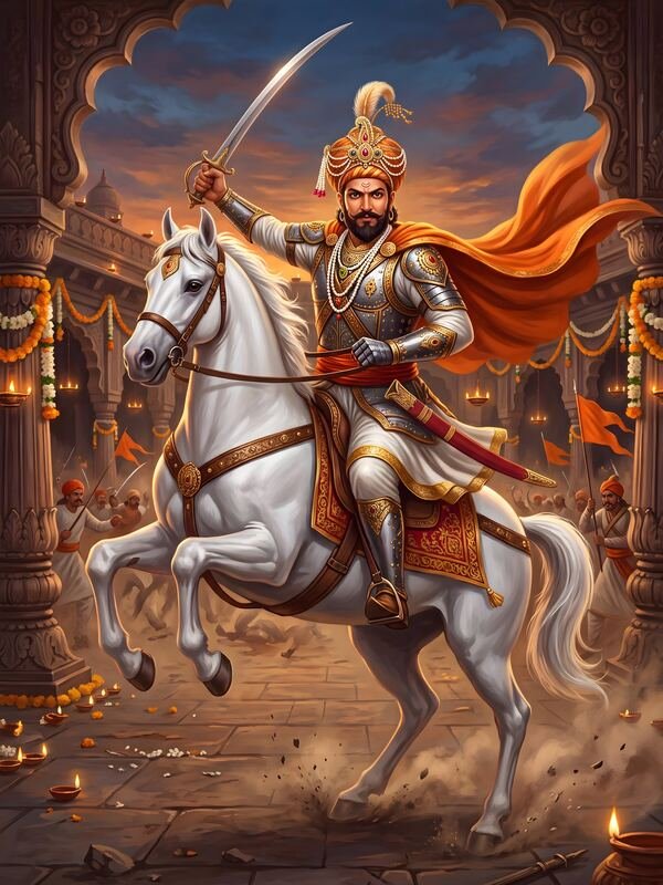 Chhatrapati Shivaji Maharaj 79 – Ultra HD Wall Art