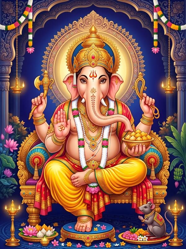 Ganesh Calendar Art 08 – Ultra HD God Photo
