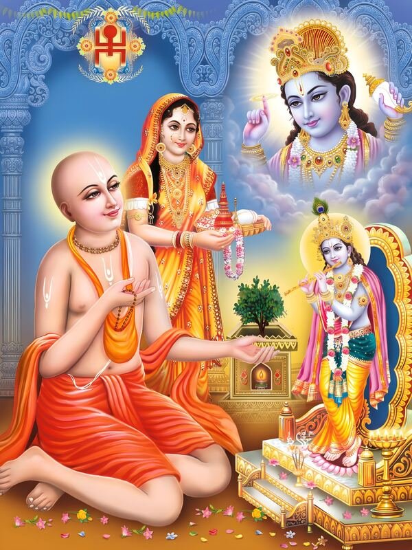 Chaitanya Mahaprabhu with Krishna Art 01 – Ultra HD God Photo