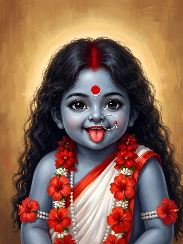 Little Maa Kali Smiling – Ultra HD God Photo